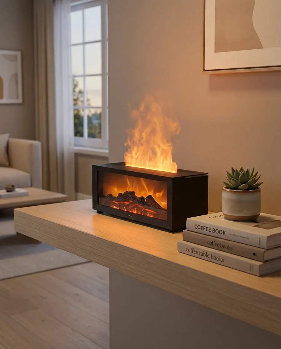 Ember Diffuser in a modern living room setting